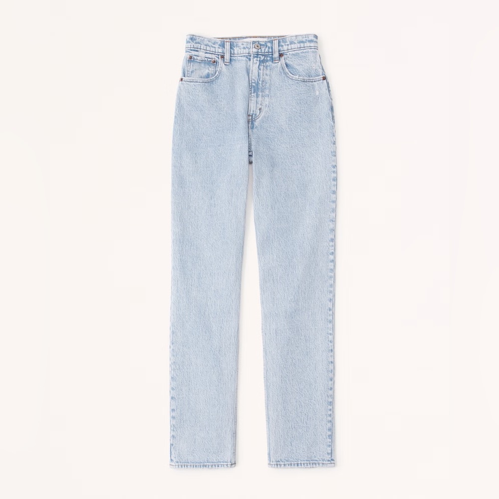 Abercrombie ‘90s Slim Straight Ultra High Rise Jeans